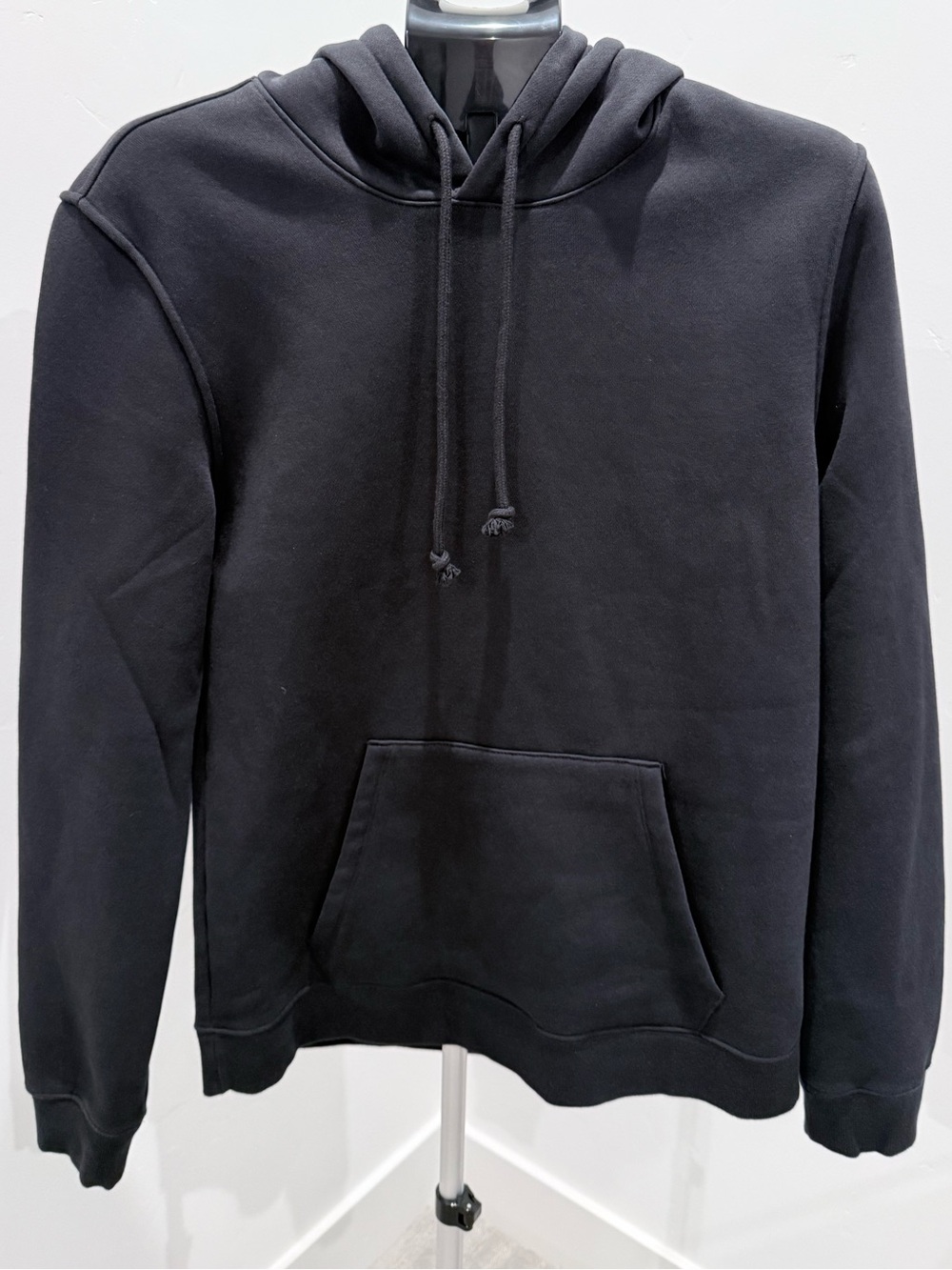 SKIMS Fleece Lounge Classic Hoodie Washed Onyx NWT Size XS